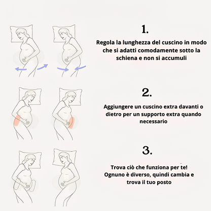 Cuscino Lasora per la tua maternità.